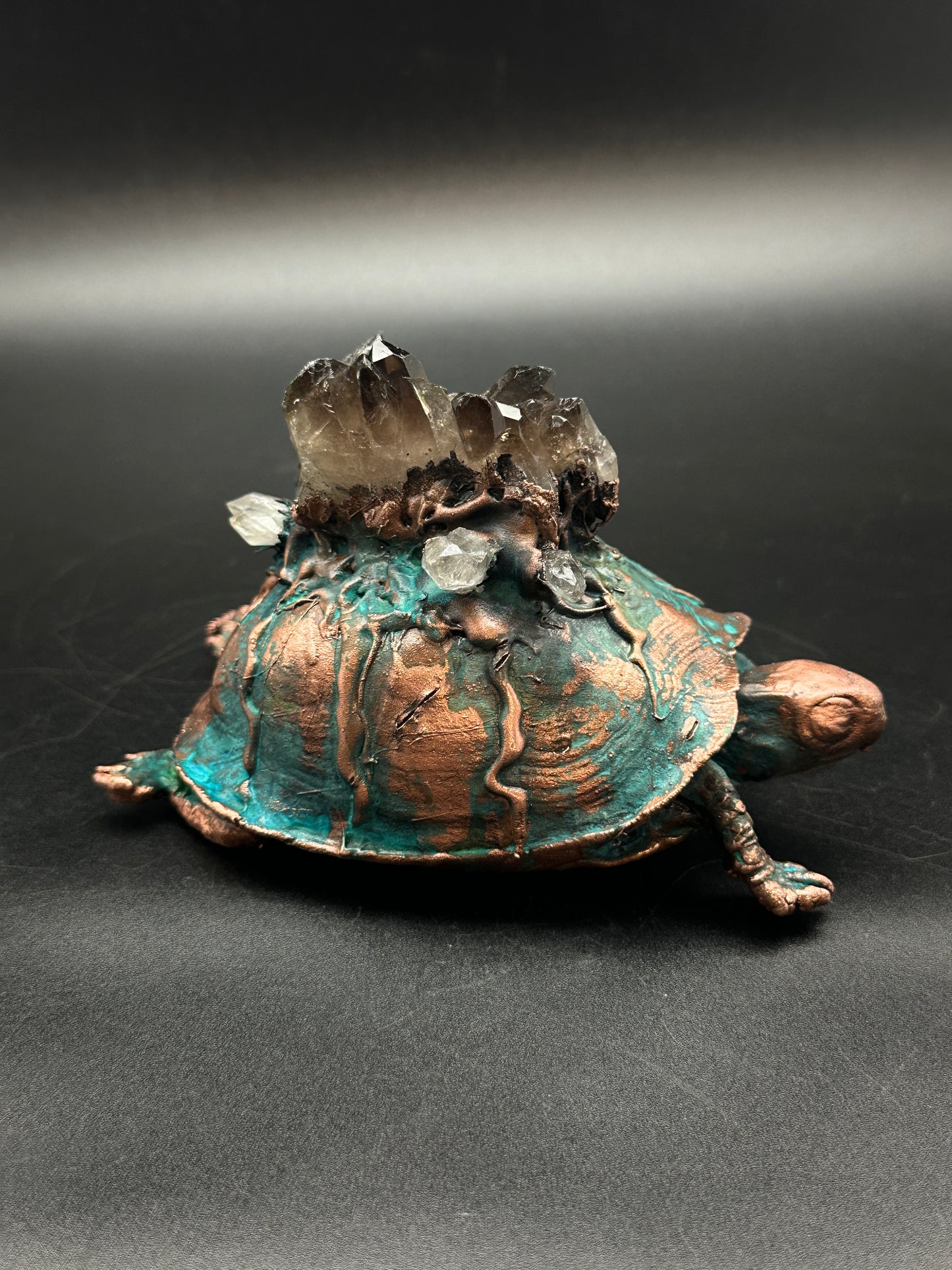 Worlds ~ Copper Electroformed Box Turtle