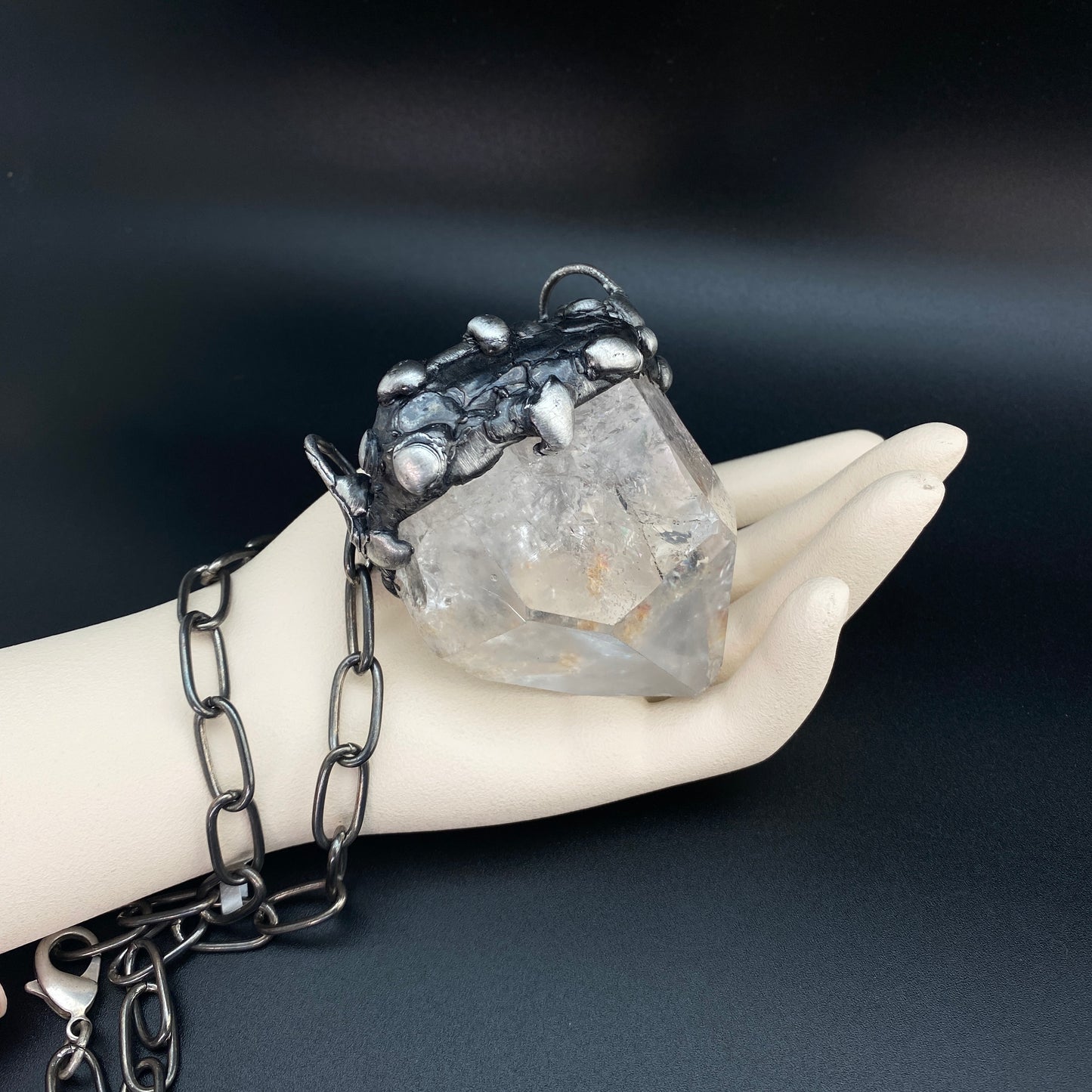 Titan ~ Quartz Point Necklace