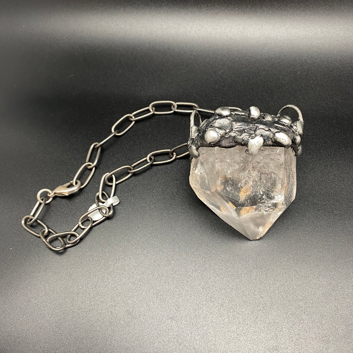 Titan ~ Quartz Point Necklace