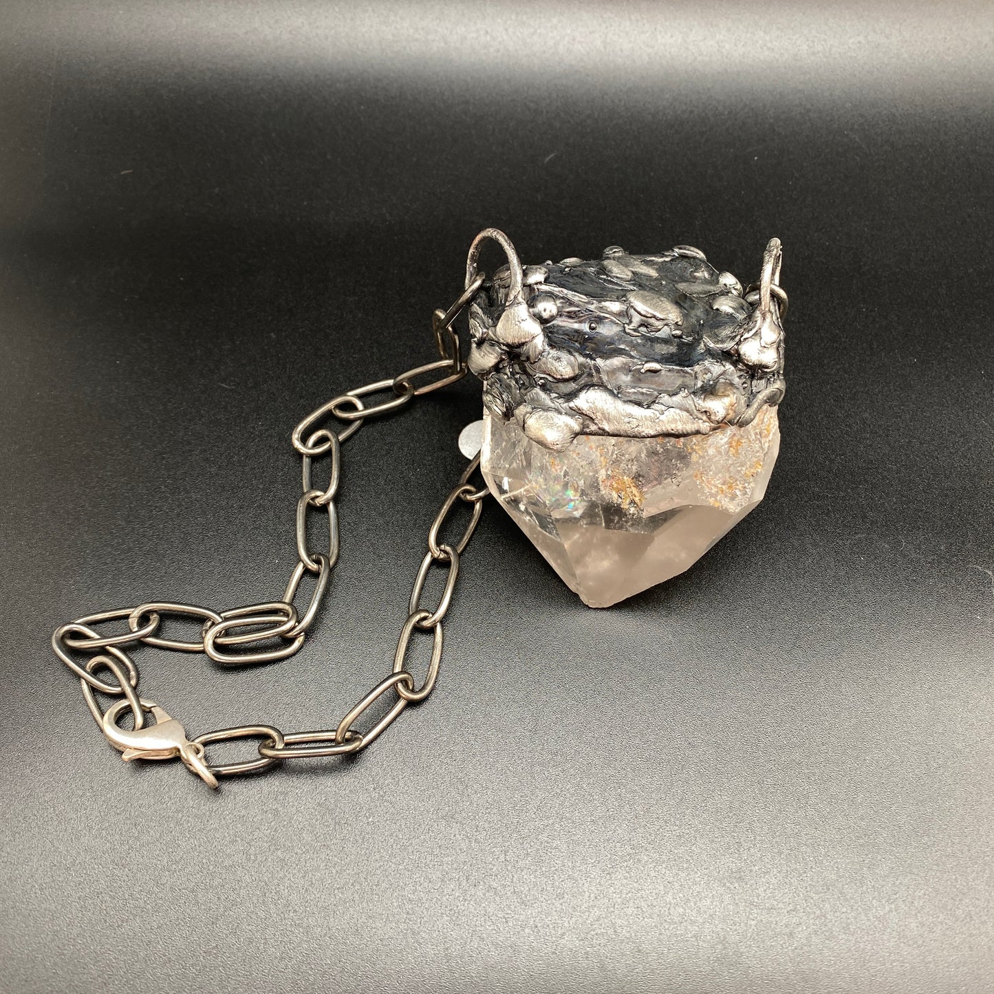 Titan ~ Quartz Point Necklace