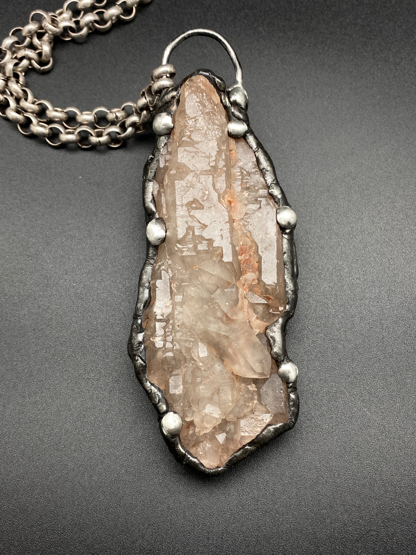 The Last Unicorn ~ Elestial Smoky Quartz Necklace