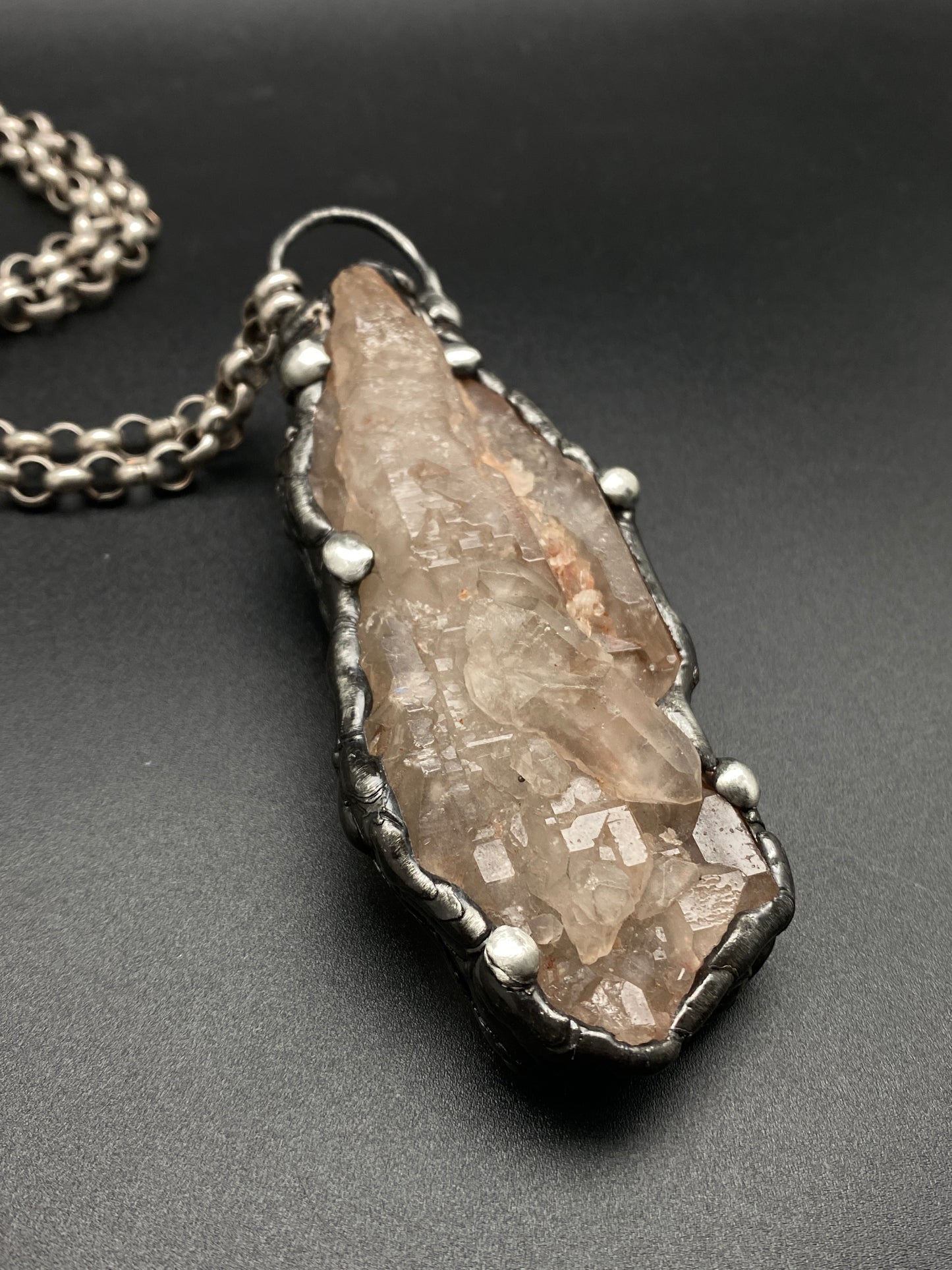 The Last Unicorn ~ Elestial Smoky Quartz Necklace