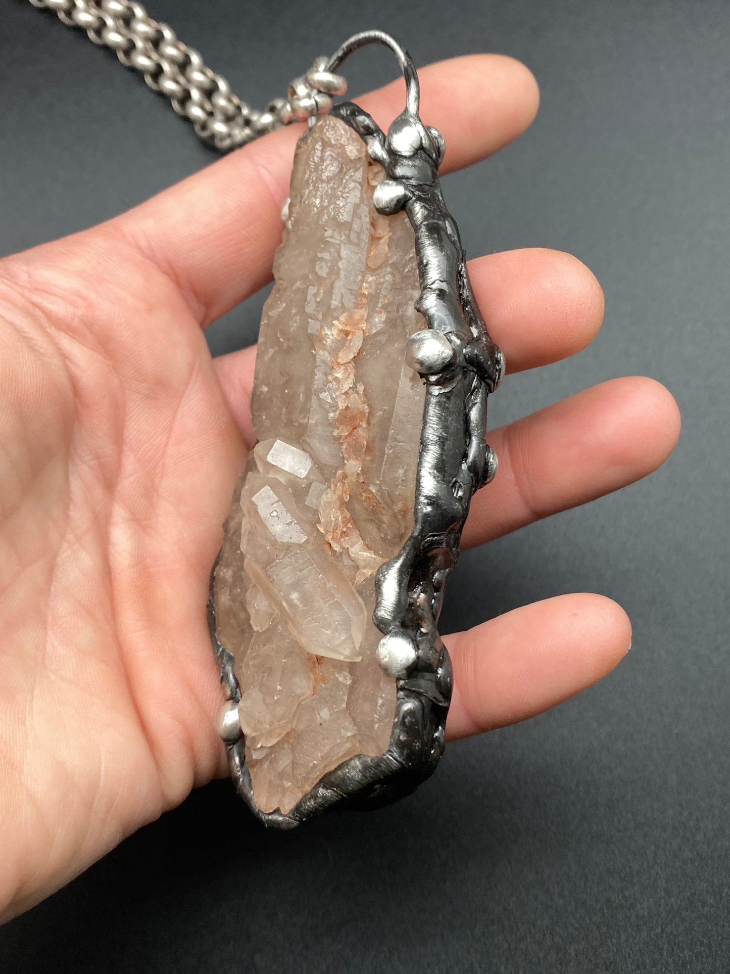 The Last Unicorn ~ Elestial Smoky Quartz Necklace