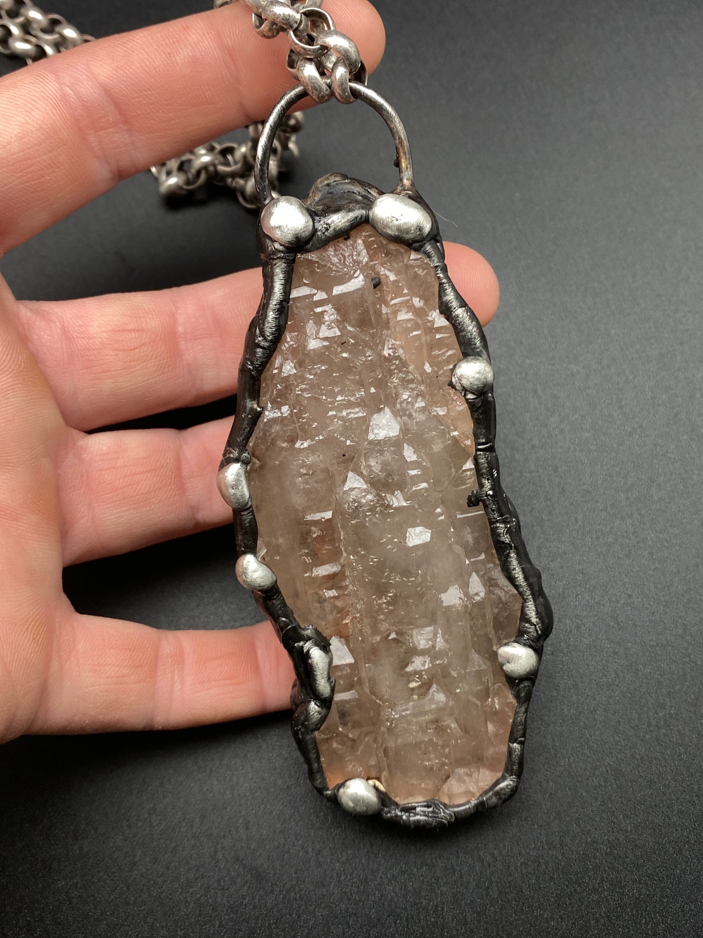 The Last Unicorn ~ Elestial Smoky Quartz Necklace