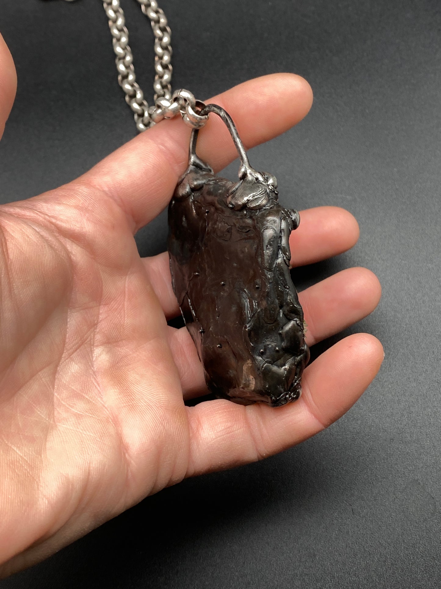 Gaia ~ Epidote Quartz Tourmaline ~ Statement Necklace