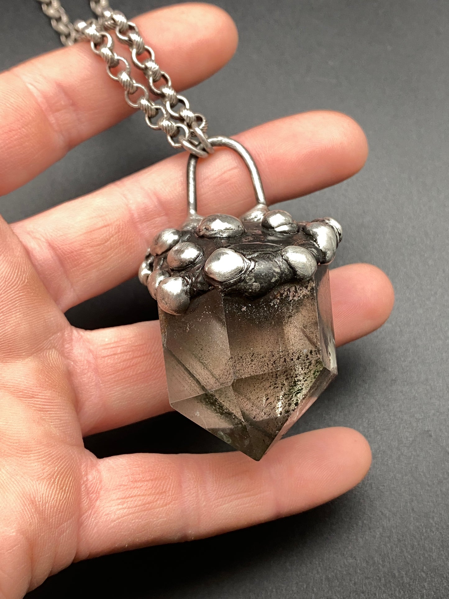 Glen ~ Lodolite Garden Quartz