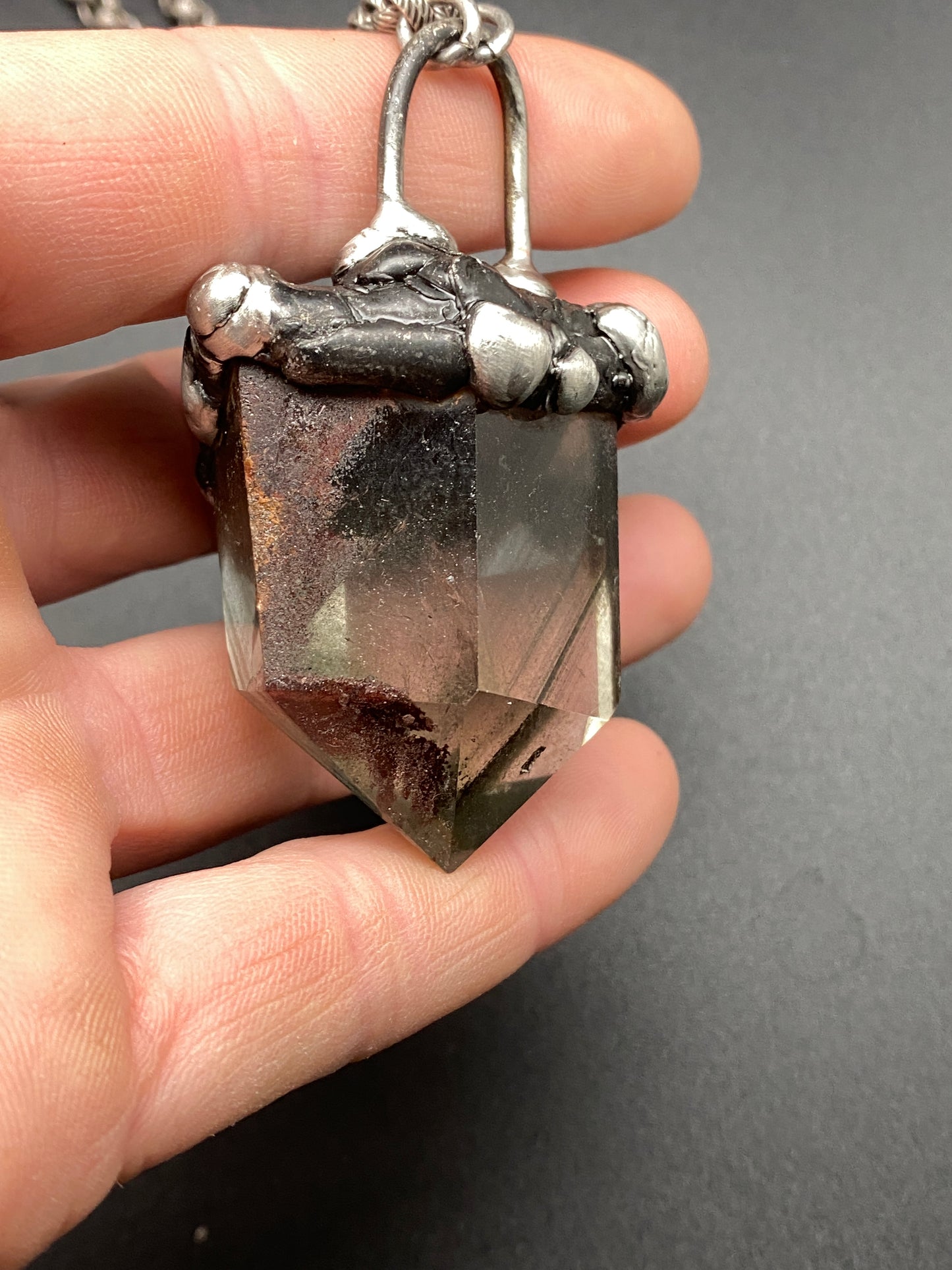 Glen ~ Lodolite Garden Quartz