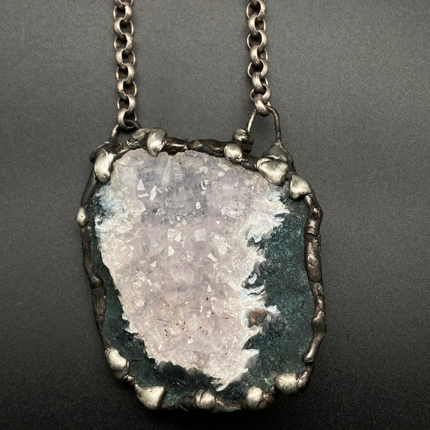 Gardens ~ Amethyst Crystal Necklace