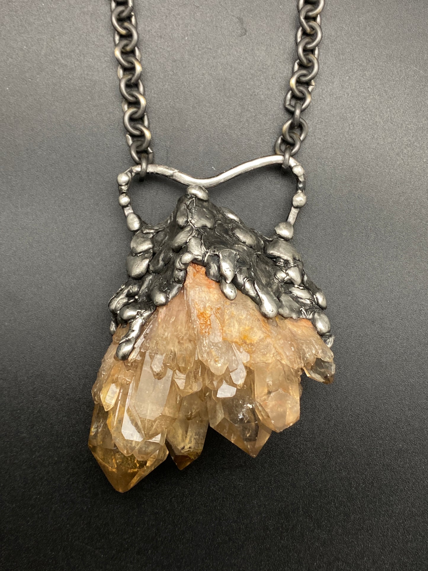 Castle For A Dreamer ~ Massive Kundalini Citrine Necklace