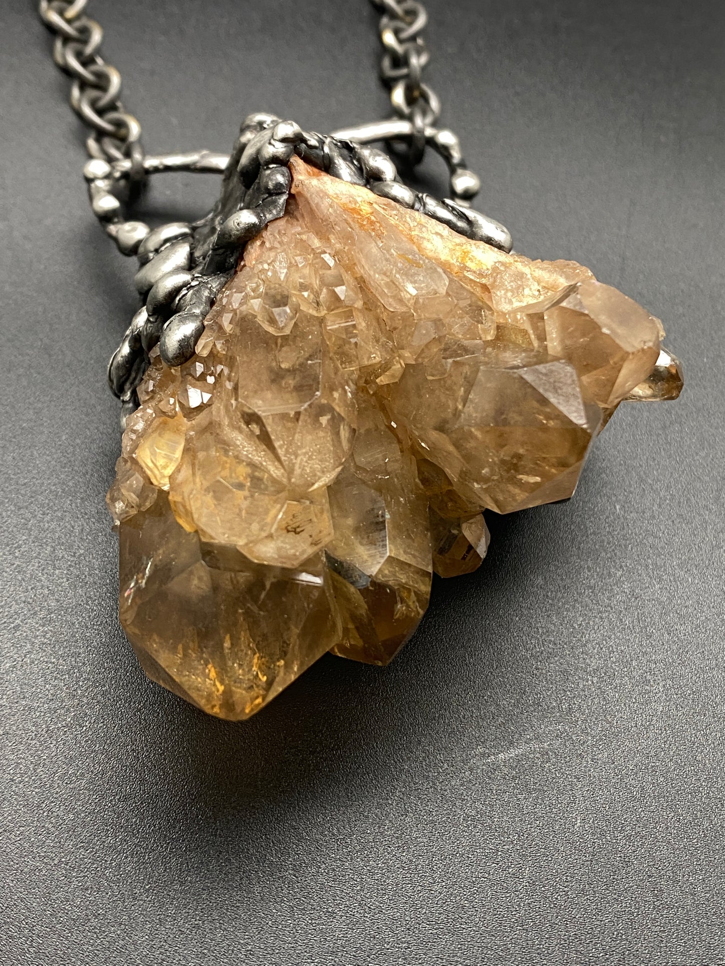 Castle For A Dreamer ~ Massive Kundalini Citrine Necklace