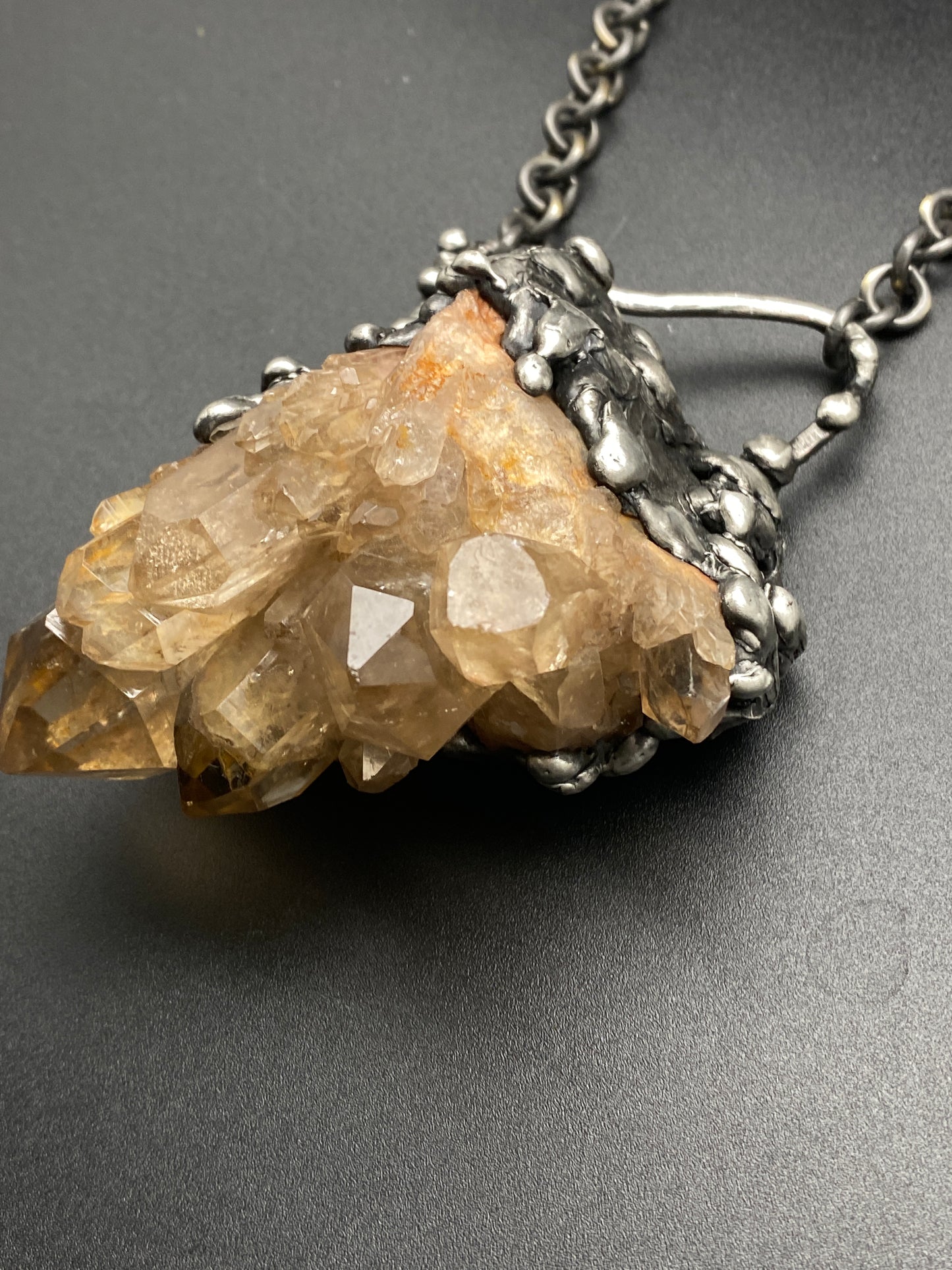 Castle For A Dreamer ~ Massive Kundalini Citrine Necklace