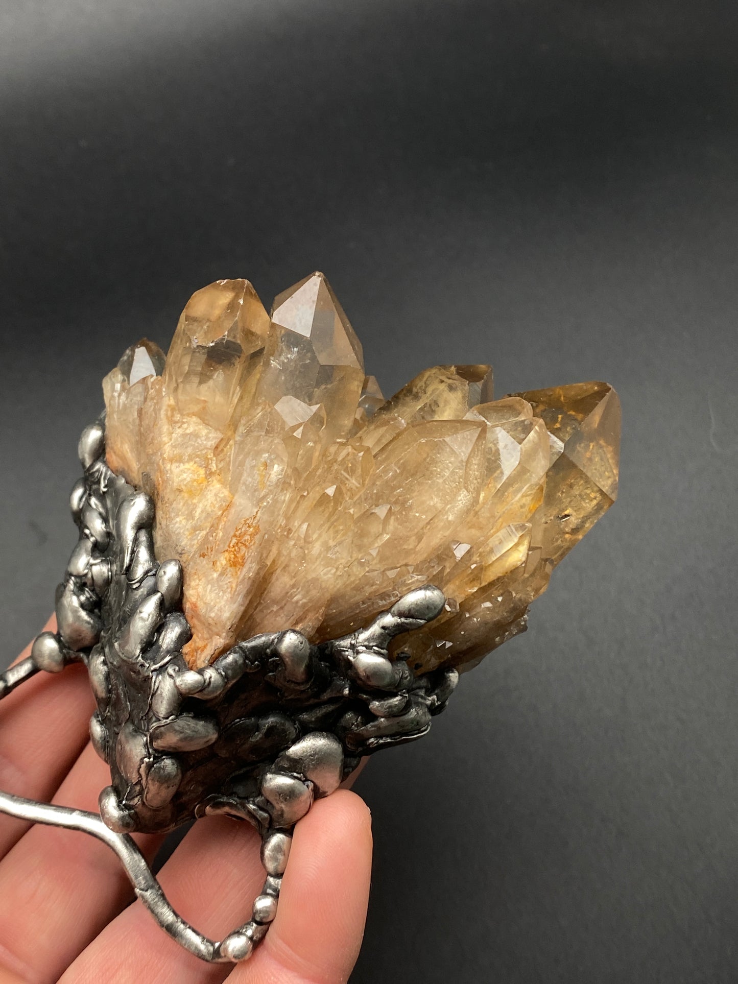 Castle For A Dreamer ~ Massive Kundalini Citrine Necklace