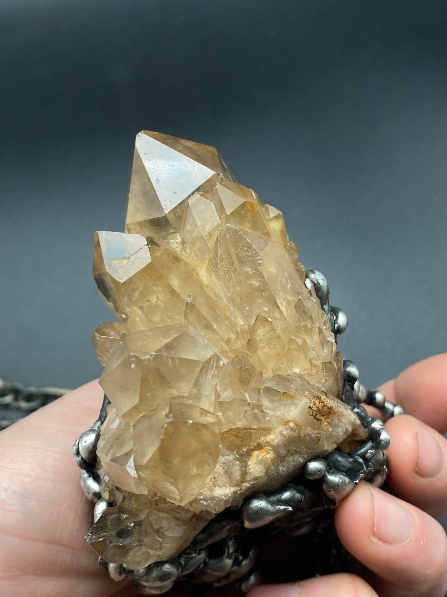 Castle For A Dreamer ~ Massive Kundalini Citrine Necklace