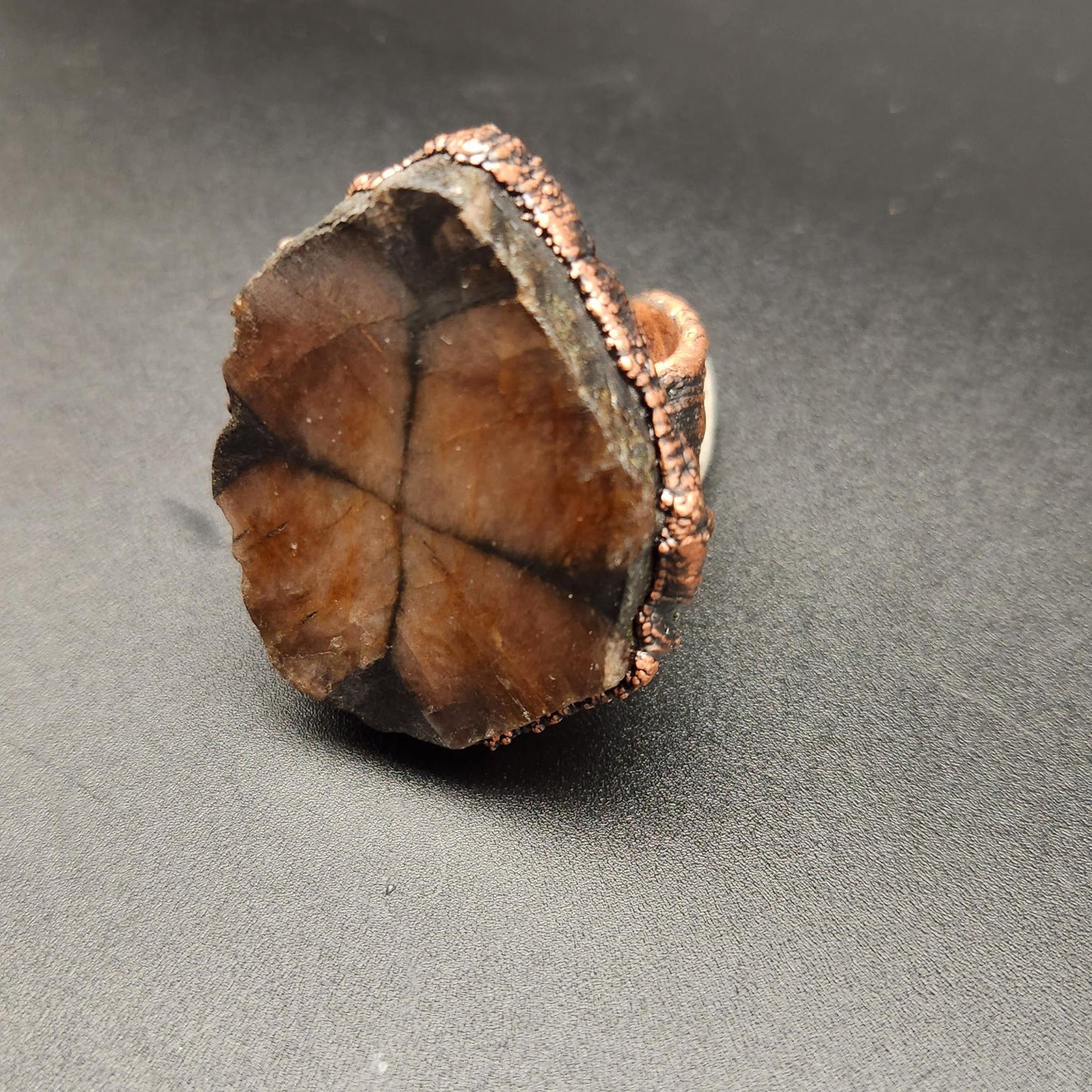 Ritual ~ Chiastolite Statement Ring