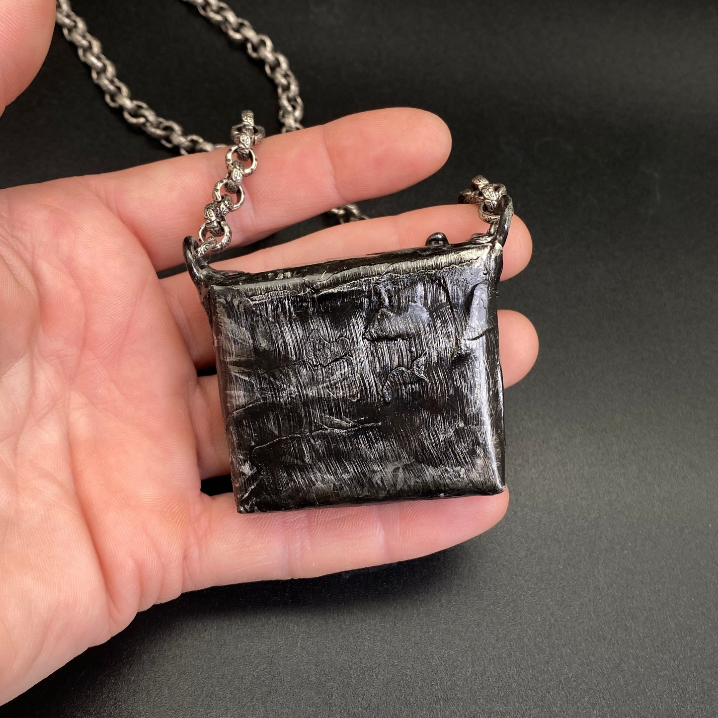 Vessel ~ Ancient Roman Glass Bottle Necklace