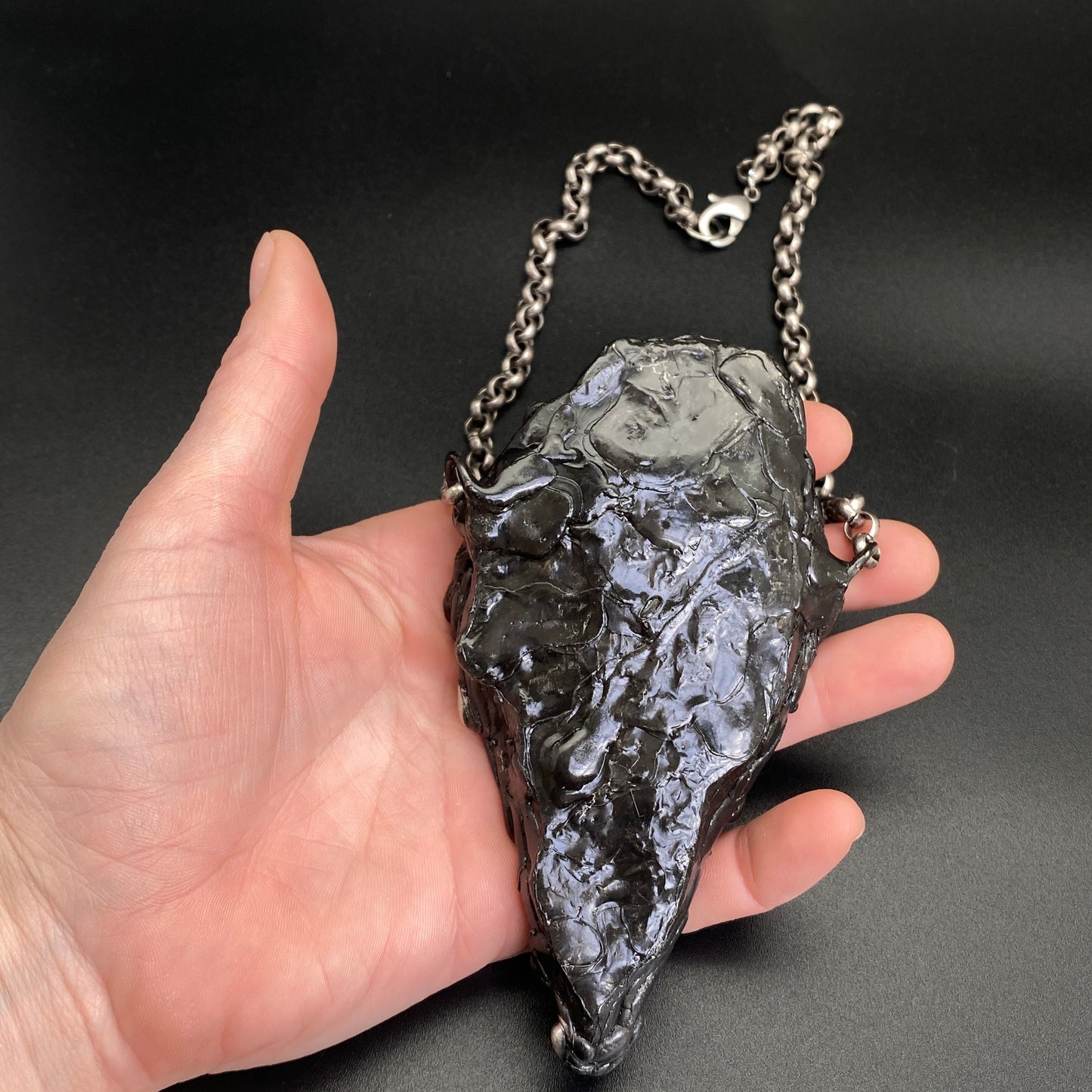 Float On ~ Dark Purple Fluorite Necklace