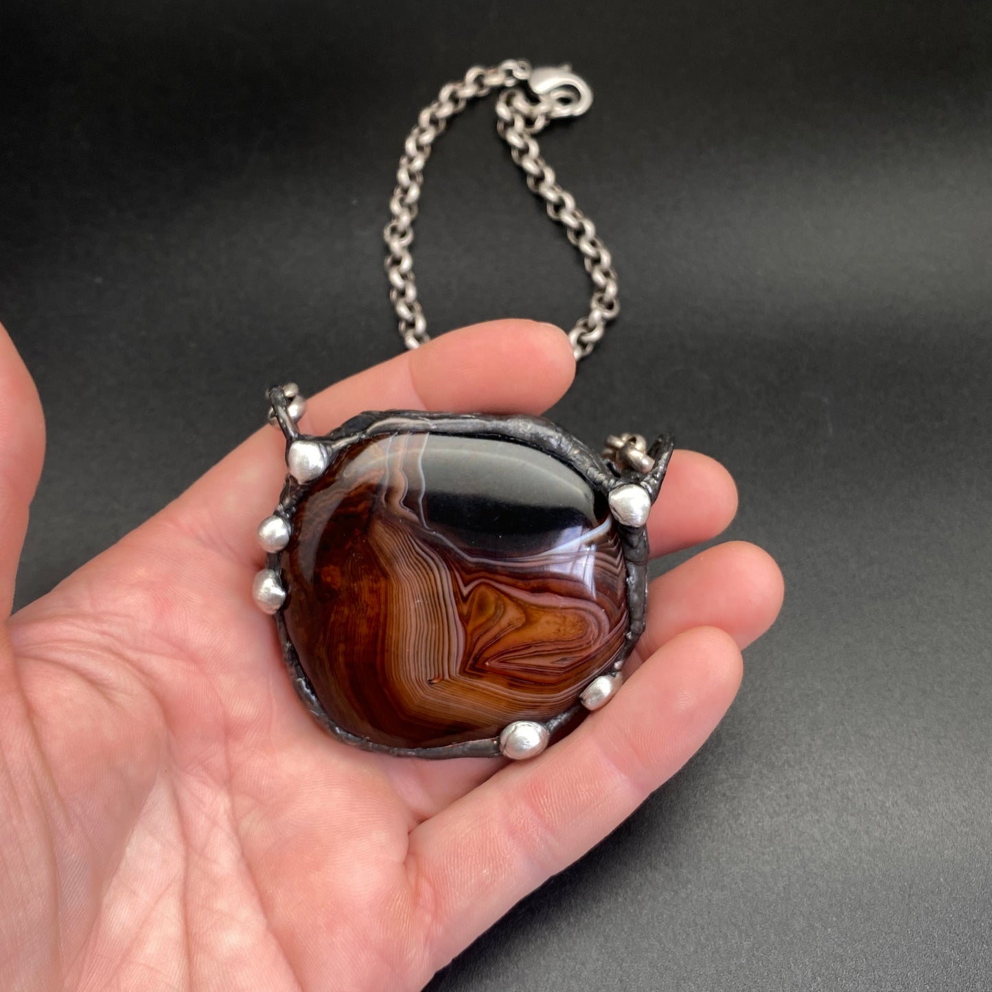 Planetary ~ Sardonyx Necklace