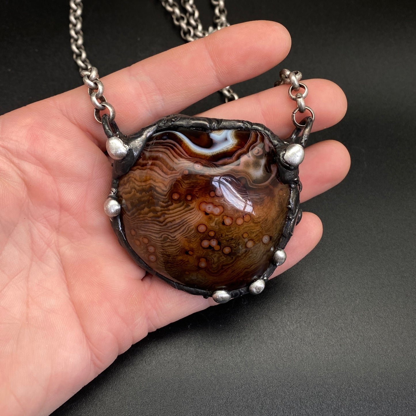Planetary ~ Sardonyx Necklace