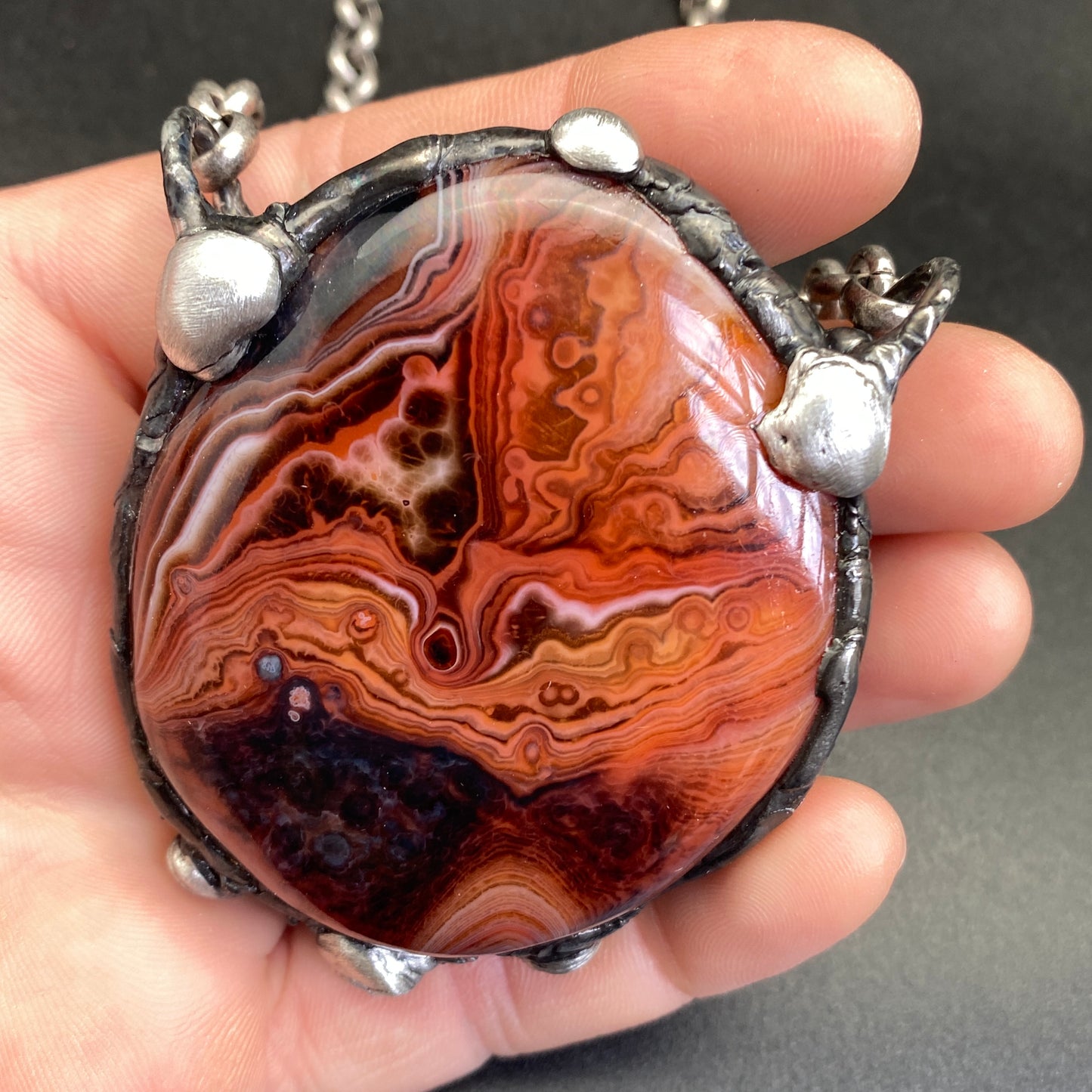 Planetary ~ Sardonyx Necklace