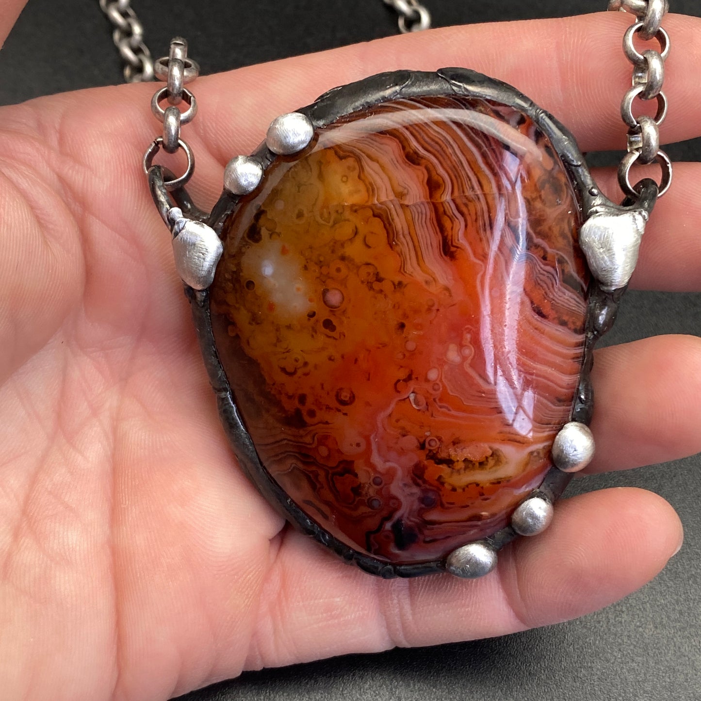 Planetary ~ Sardonyx Necklace