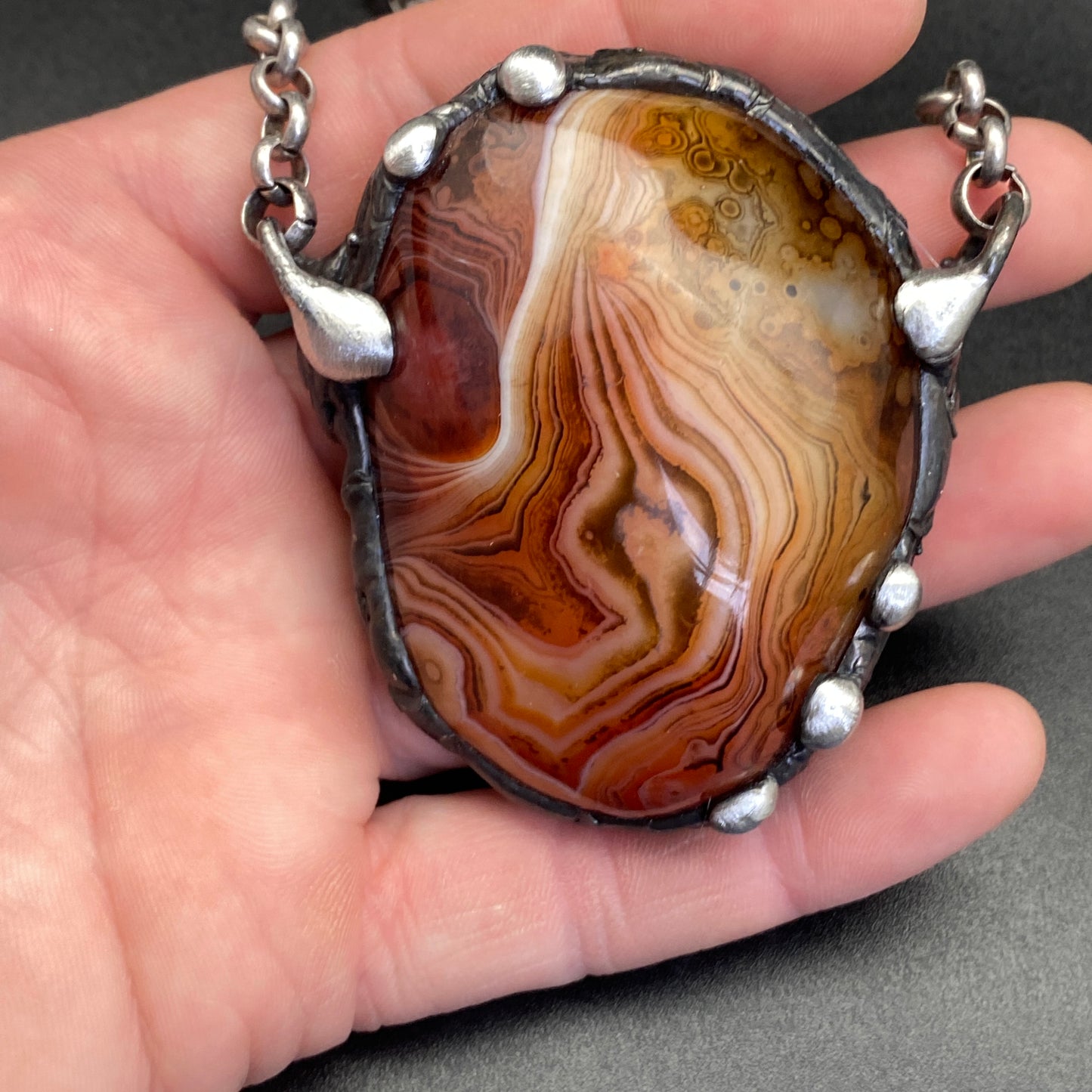 Planetary ~ Sardonyx Necklace