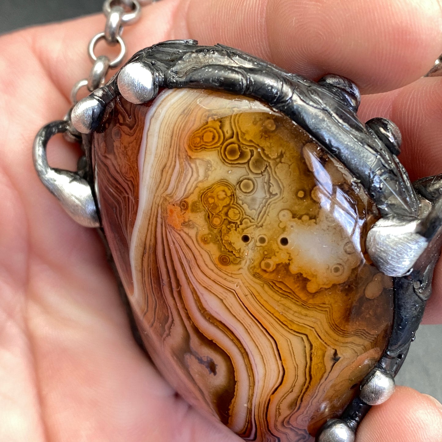 Planetary ~ Sardonyx Necklace