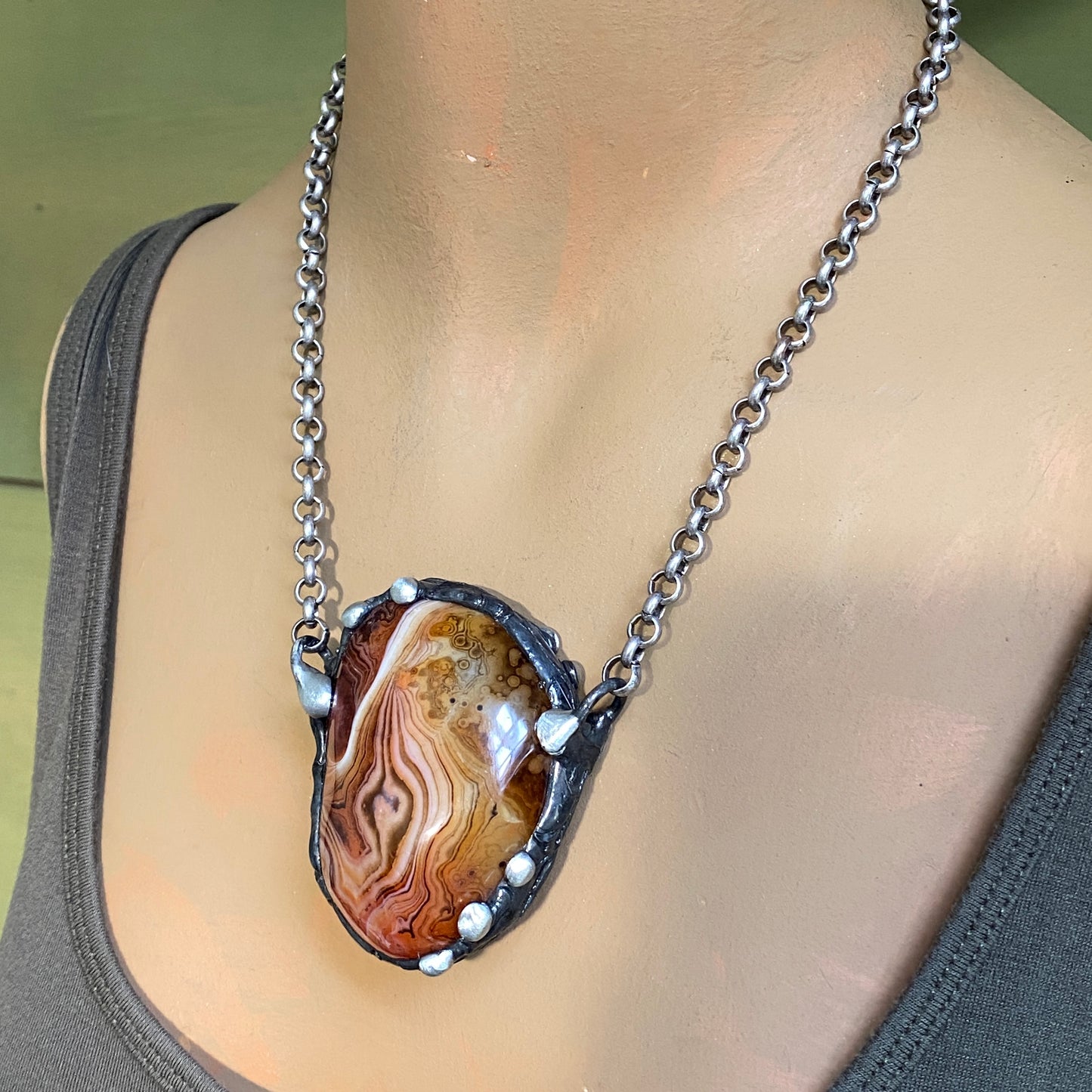 Planetary ~ Sardonyx Necklace