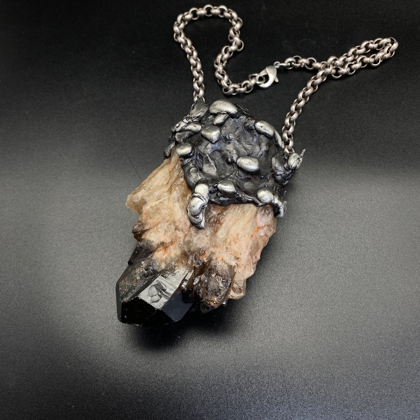 Castle For A Dreamer ~ Massive Dark Kundalini Citrine Necklace