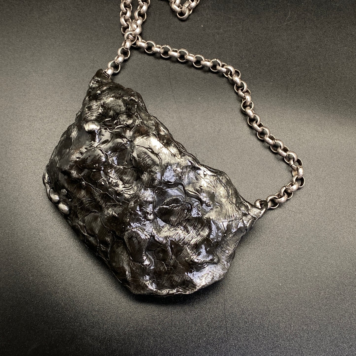 Magical Beast ~ Unicorn Quartz, Titanium Quartz Geode Necklace