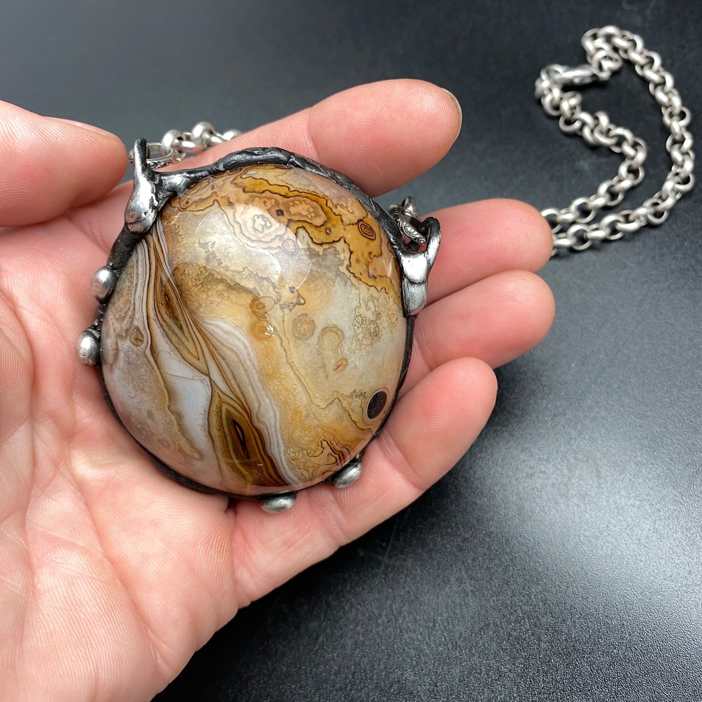 Planetary ~ Sardonyx Necklace
