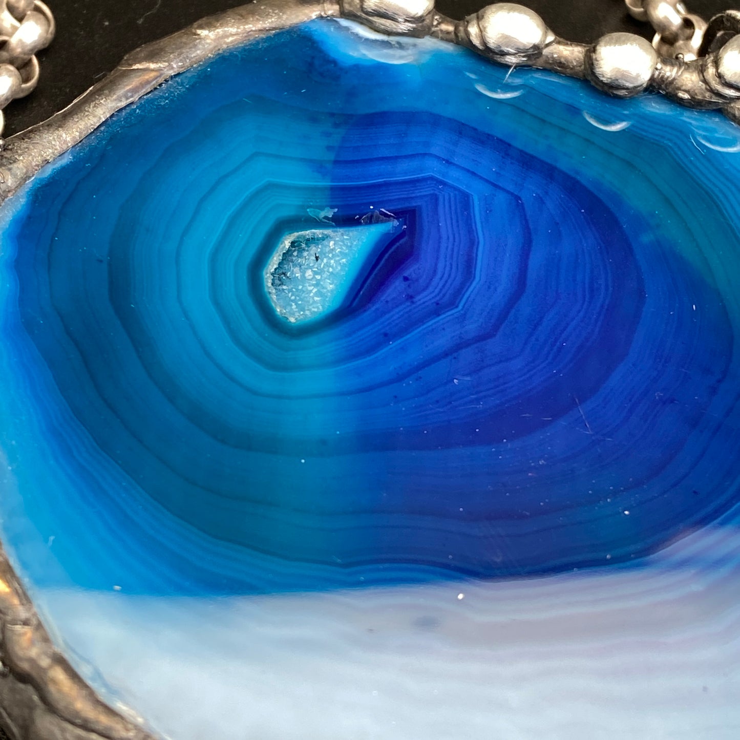 Pools ~ Geode Slice Necklace