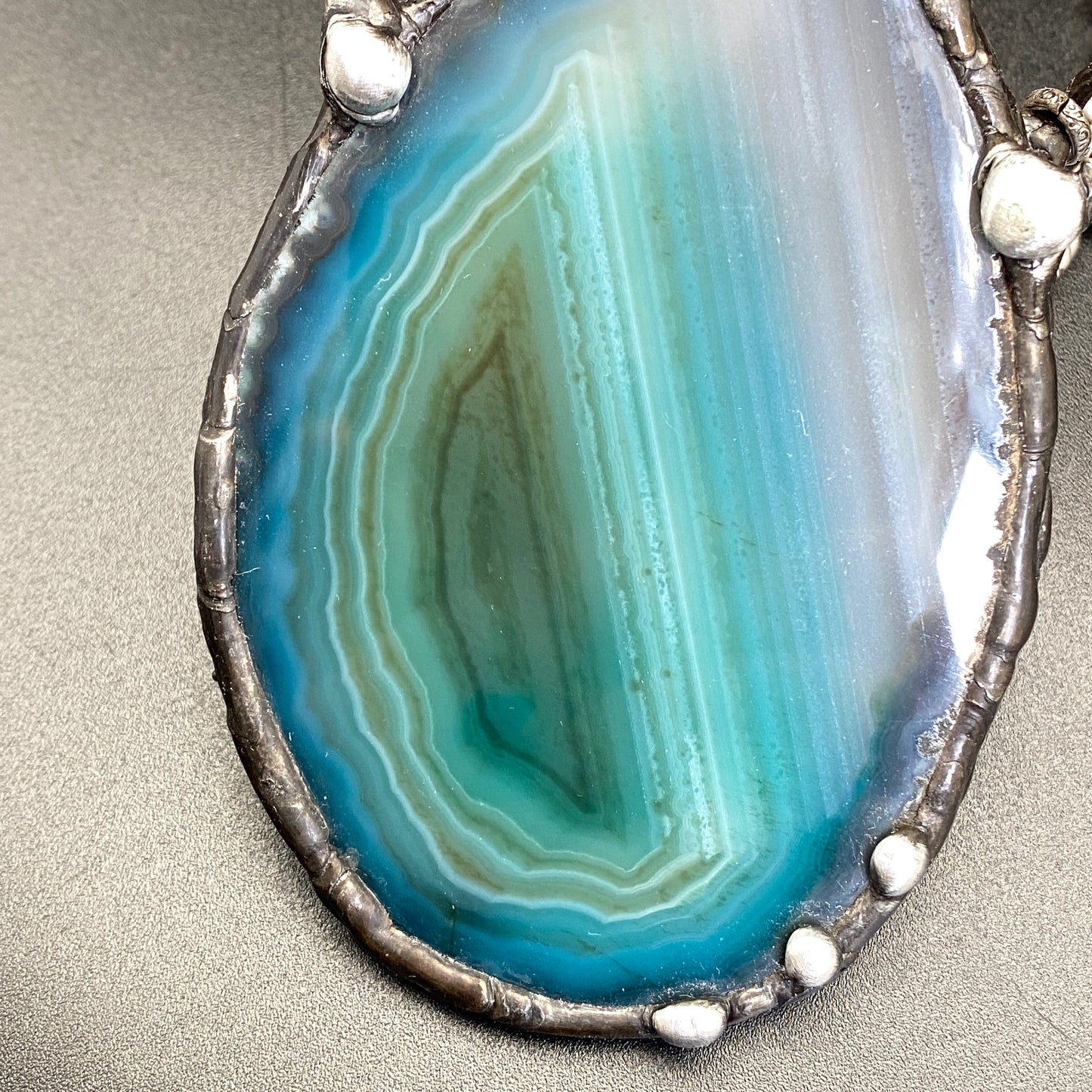 Ascension ~ Geode Slice Necklace