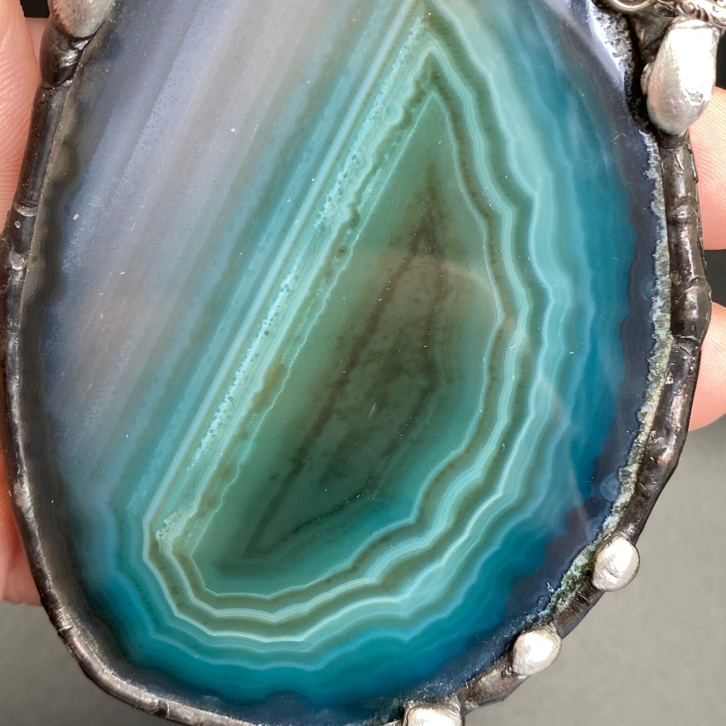 Ascension ~ Geode Slice Necklace