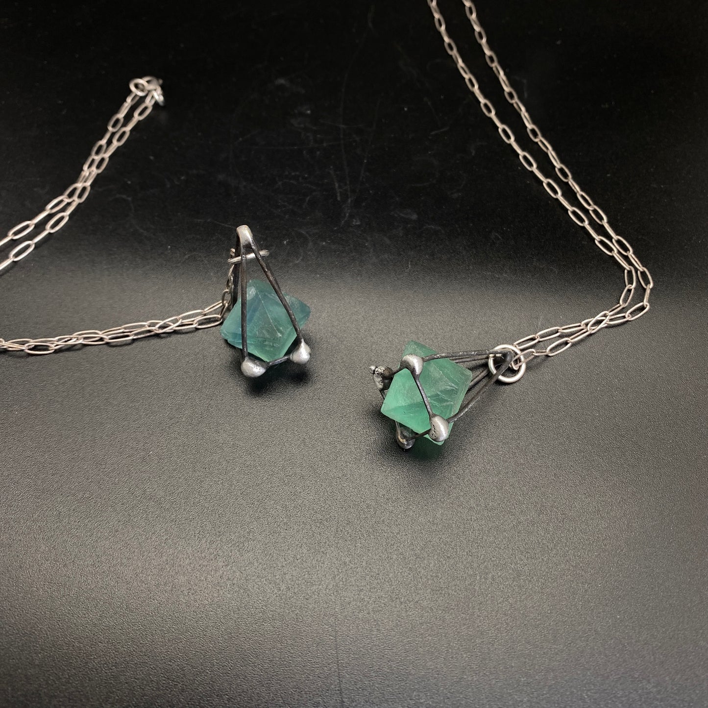 Rituals ~ Fluorite Cage Necklace