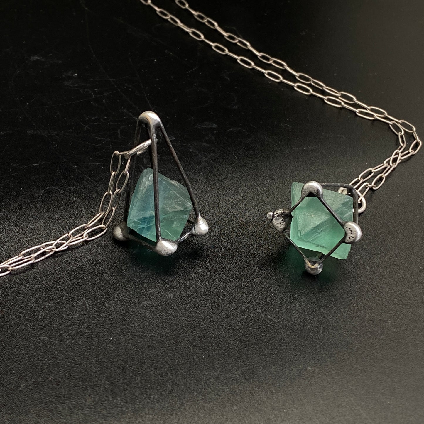 Rituals ~ Fluorite Cage Necklace