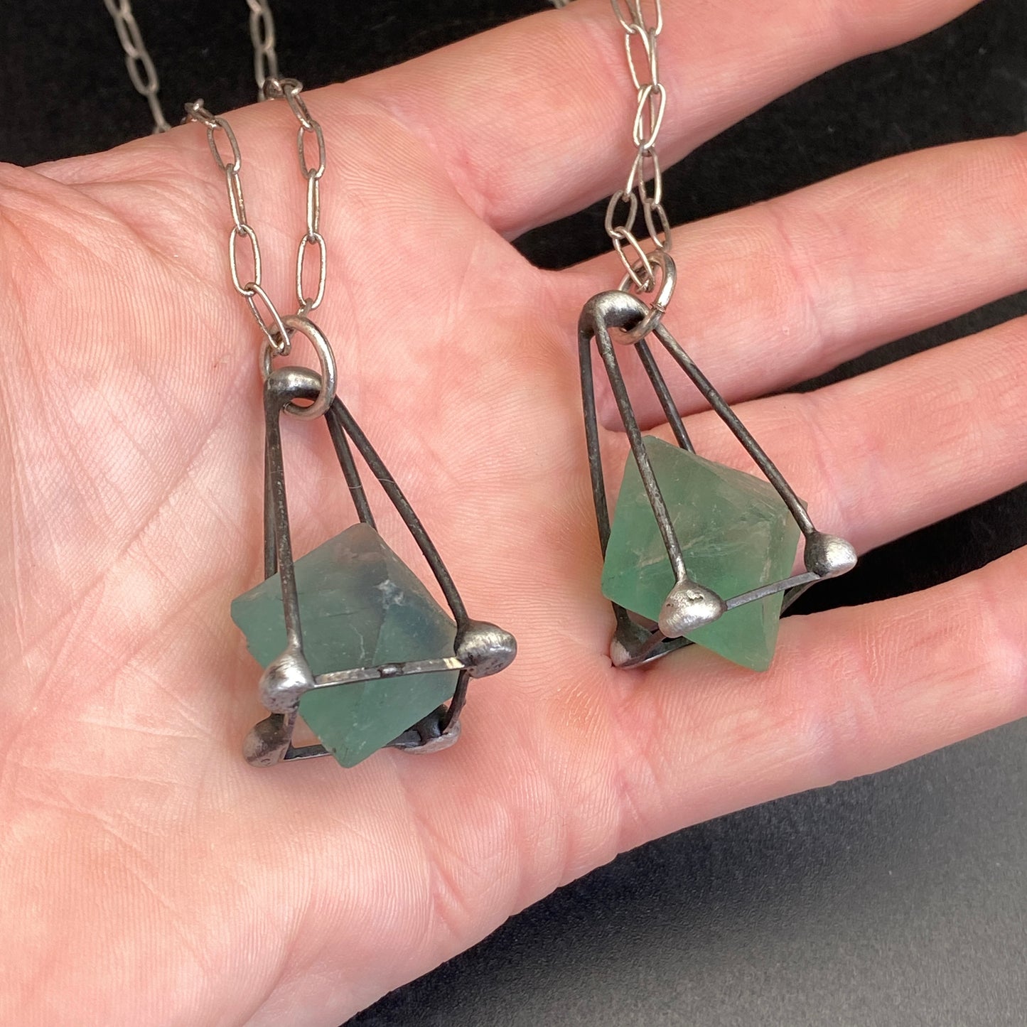 Rituals ~ Fluorite Cage Necklace