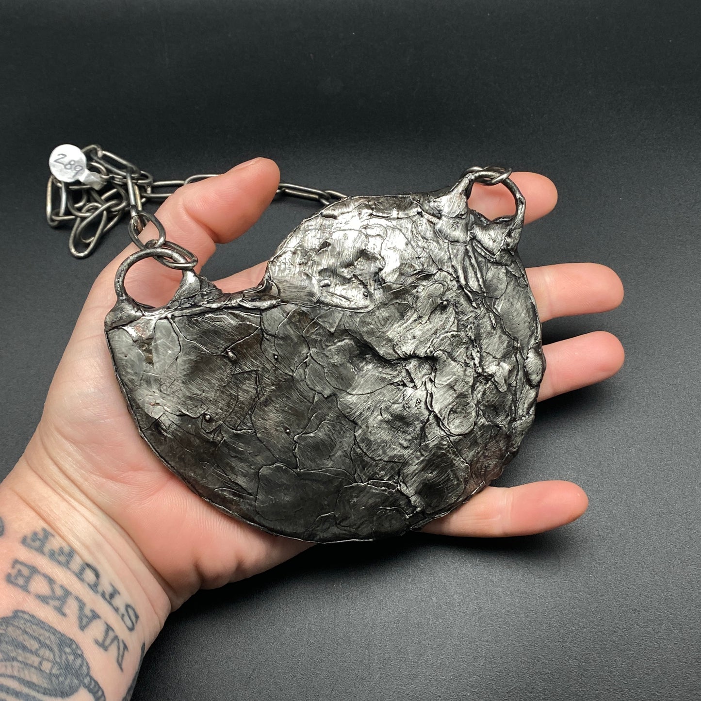 Fibonacci ~ XL Fossil Ammonite Necklace