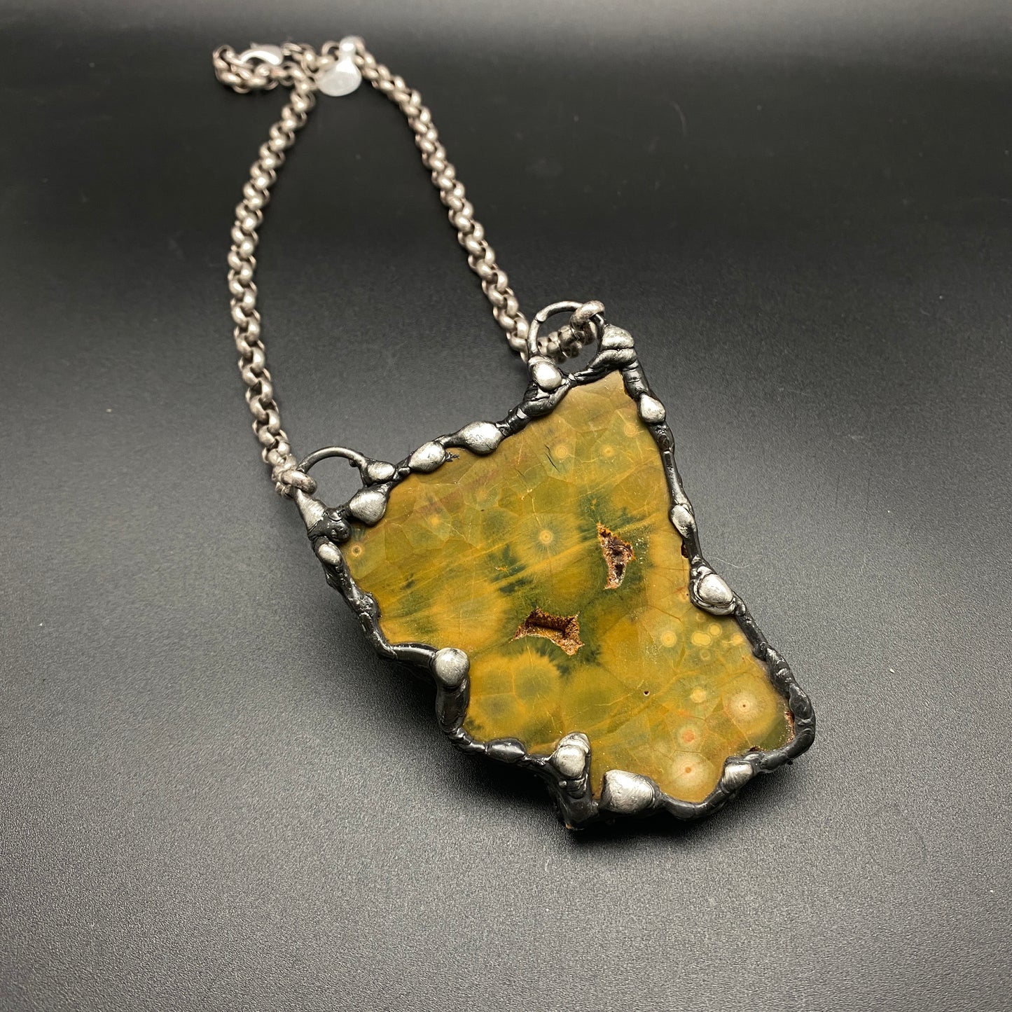 Treasurer ~ Gorgeous Earthy Kabamby Jasper Necklace ~ Reversible