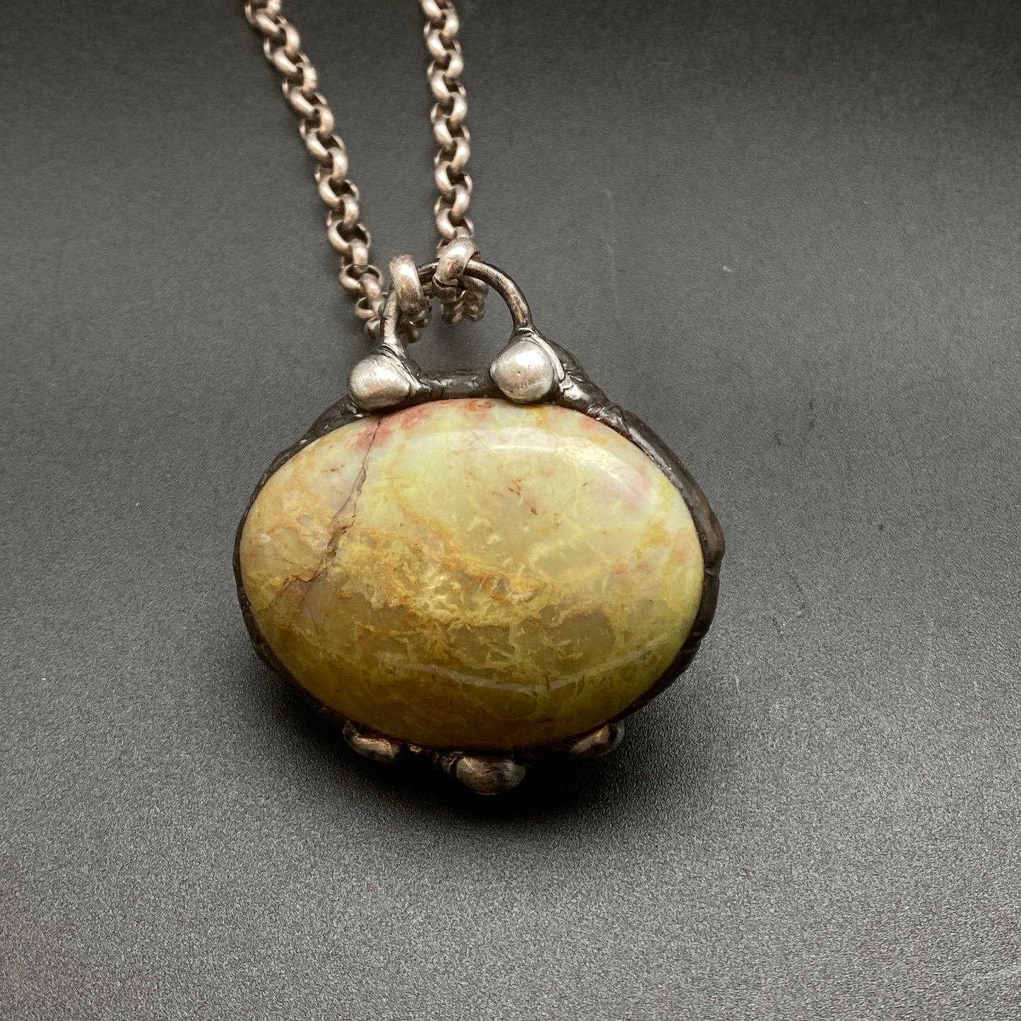 Flora ~ Green Opal Talisman Necklace