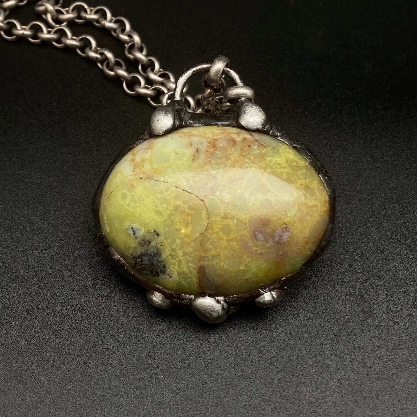 Flora ~ Green Opal Talisman Necklace
