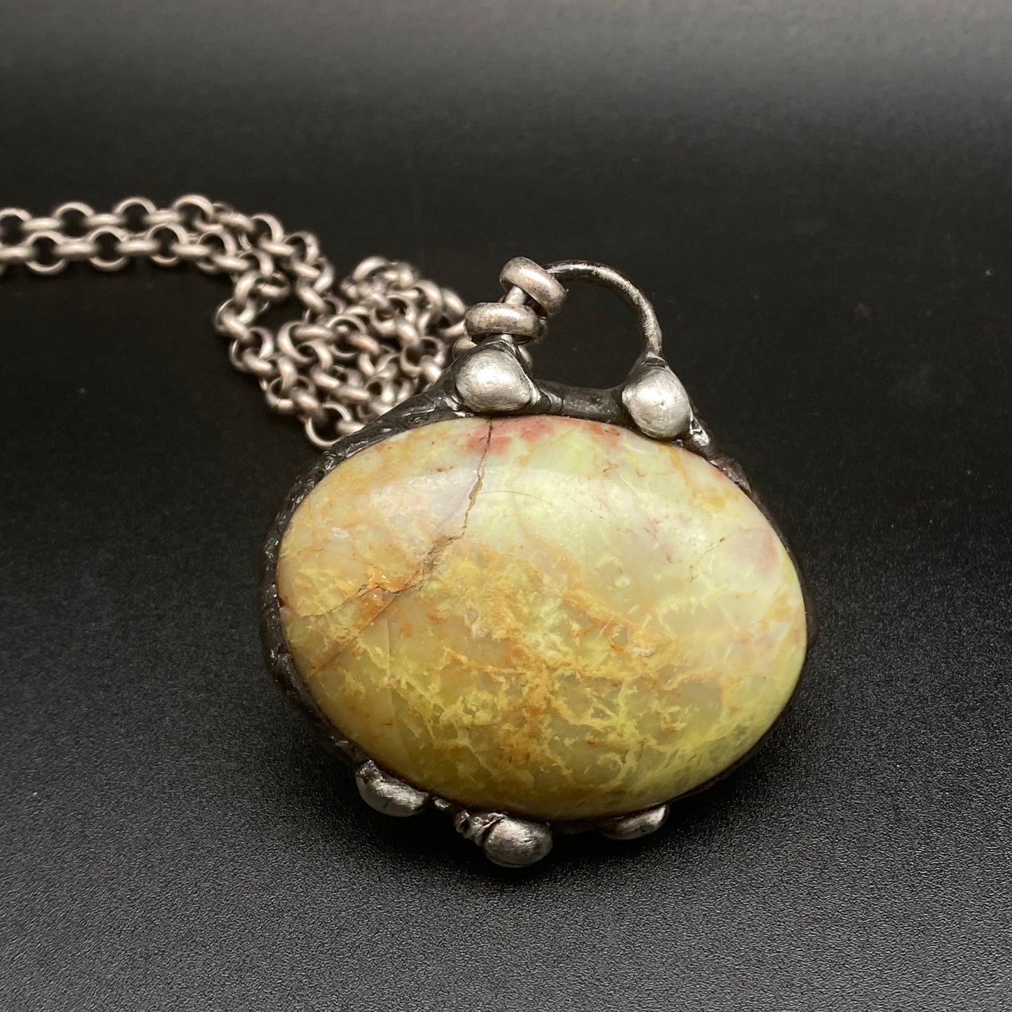 Flora ~ Green Opal Talisman Necklace