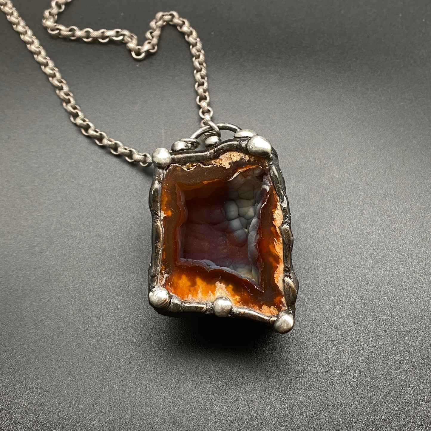 Extinction ~ Agatized Coral Necklace ~ Florida
