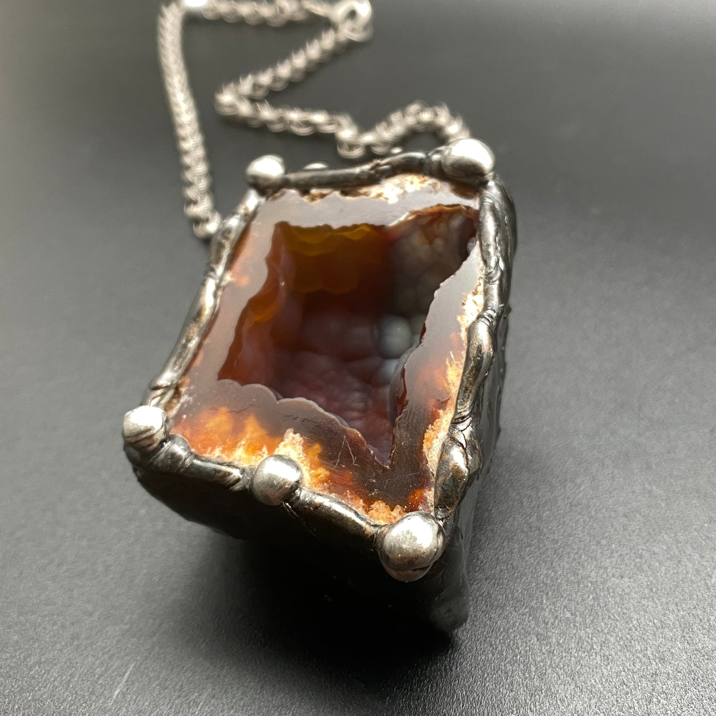 Extinction ~ Agatized Coral Necklace ~ Florida