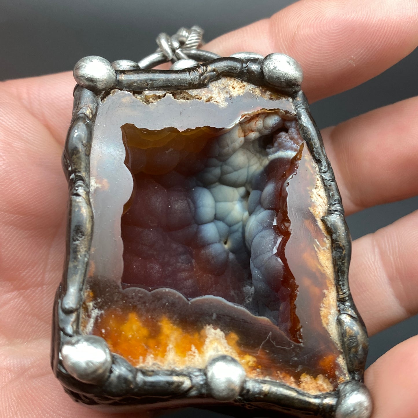 Extinction ~ Agatized Coral Necklace ~ Florida