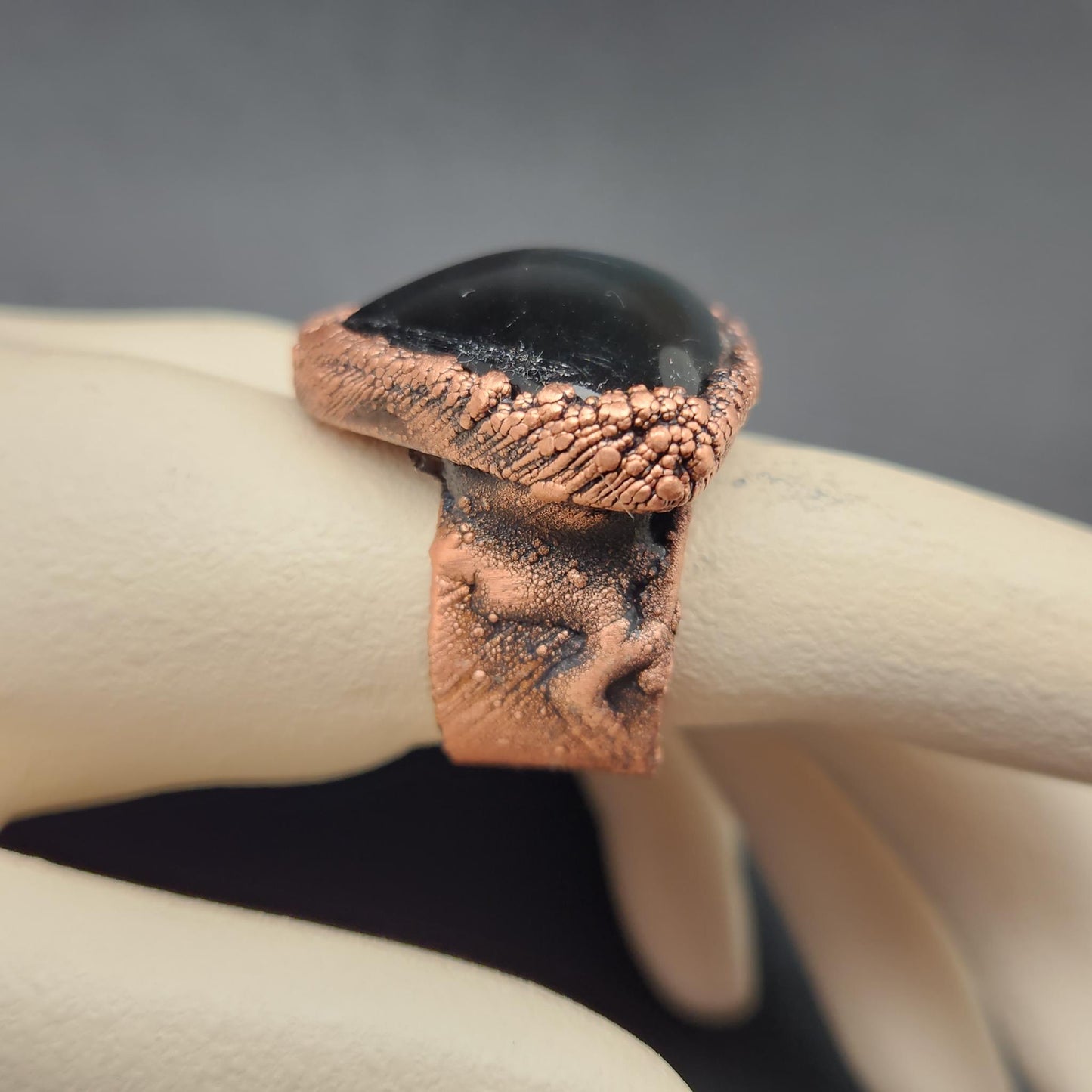 Mirage ~ Rainbow Obsidian Statement Ring