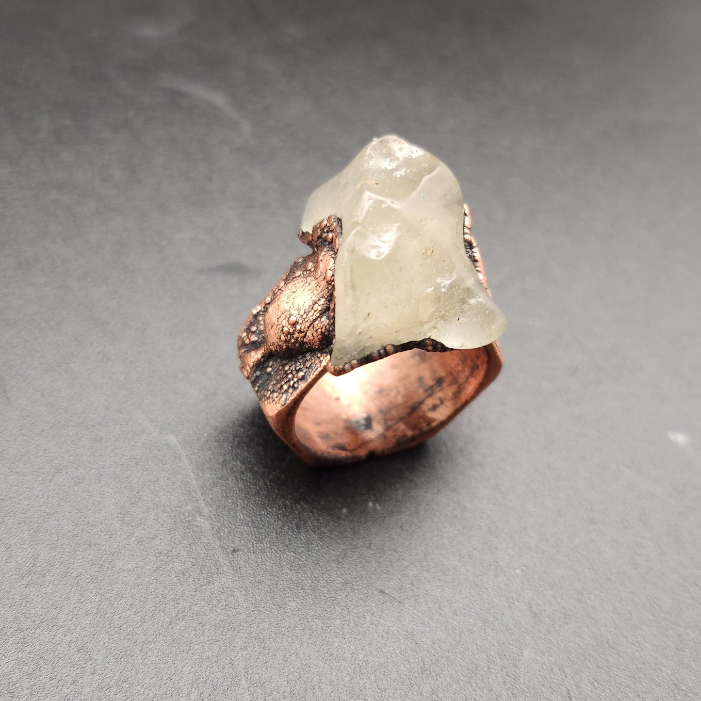 Impact ~ Libyan Desert Glass Ring