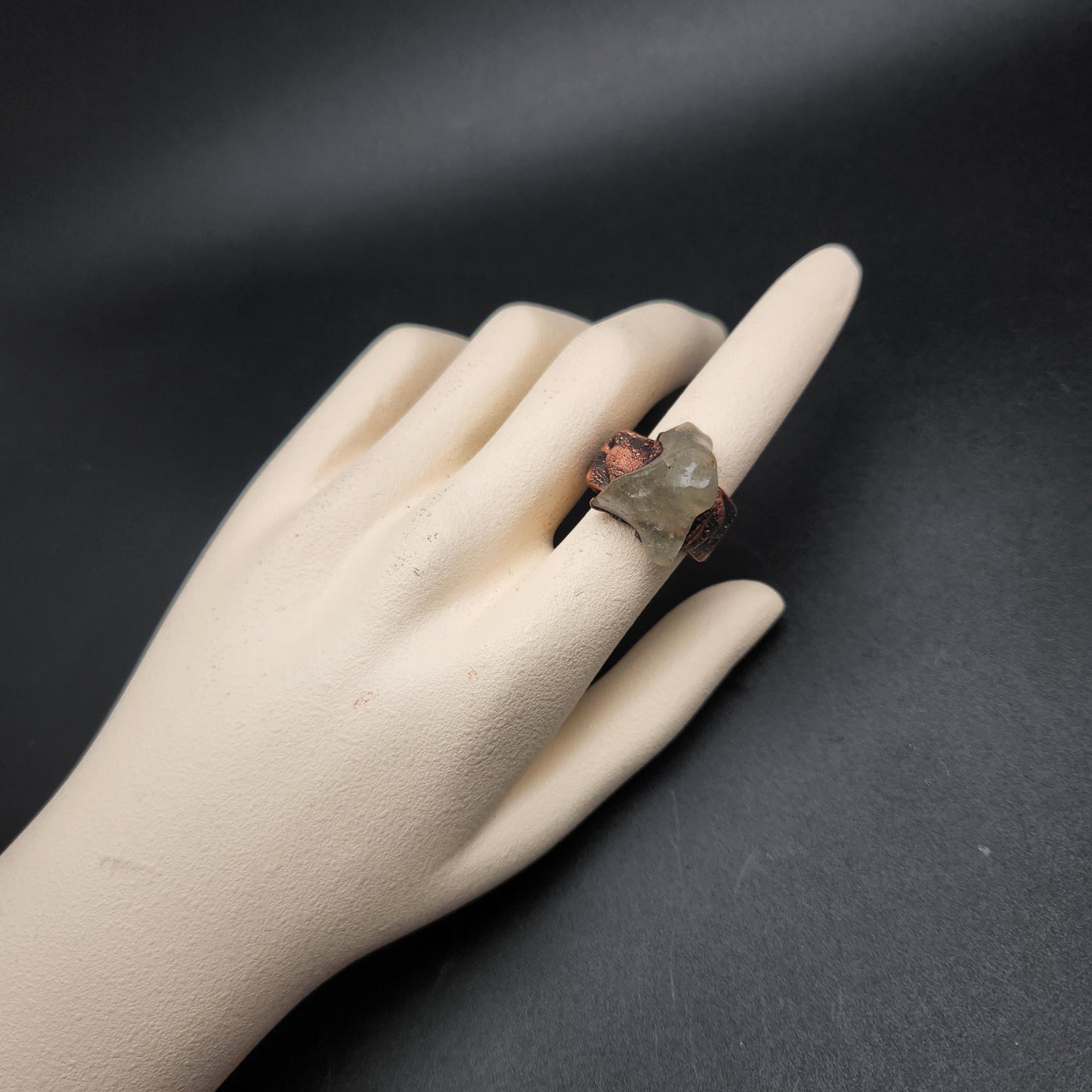 Impact ~ Libyan Desert Glass Ring