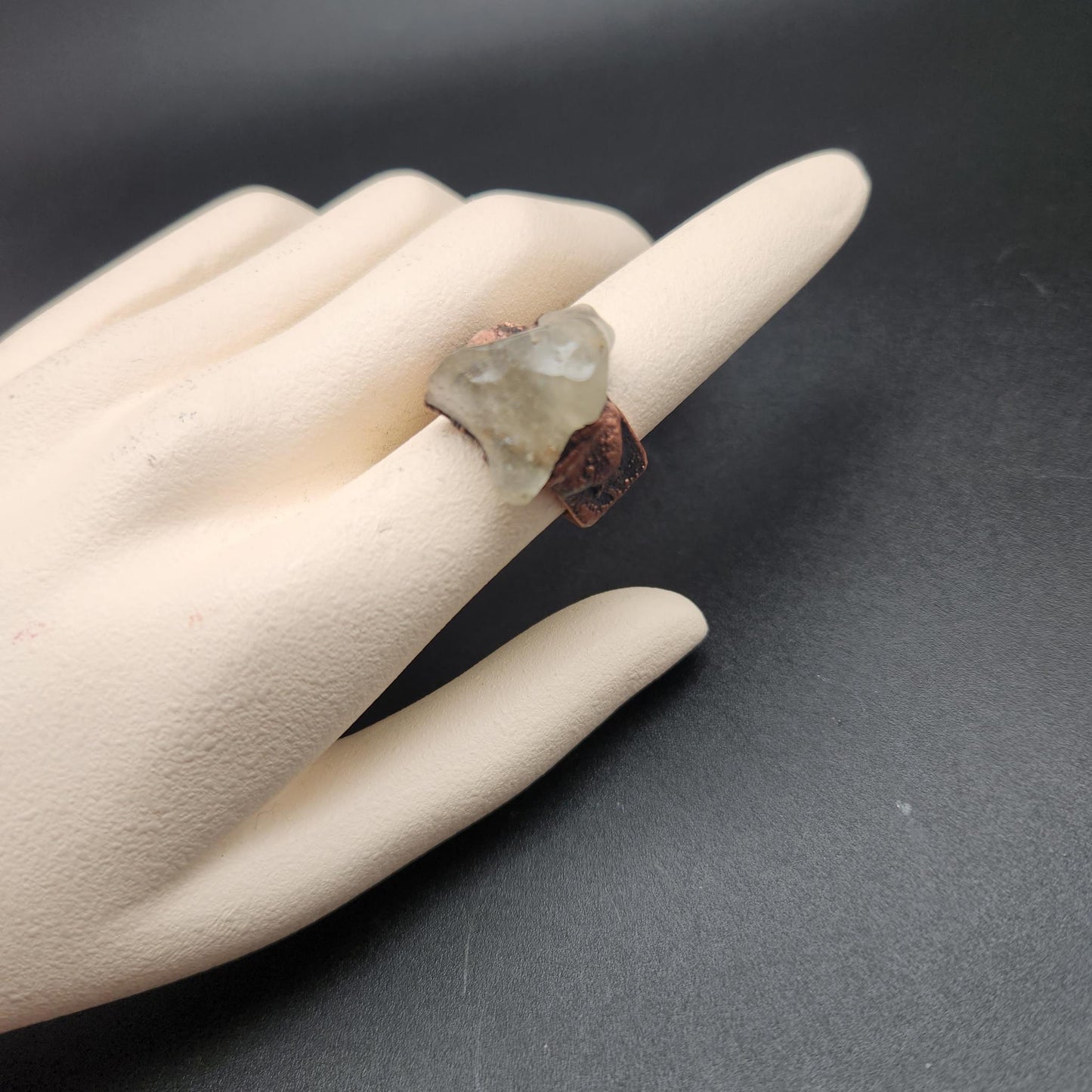 Impact ~ Libyan Desert Glass Ring