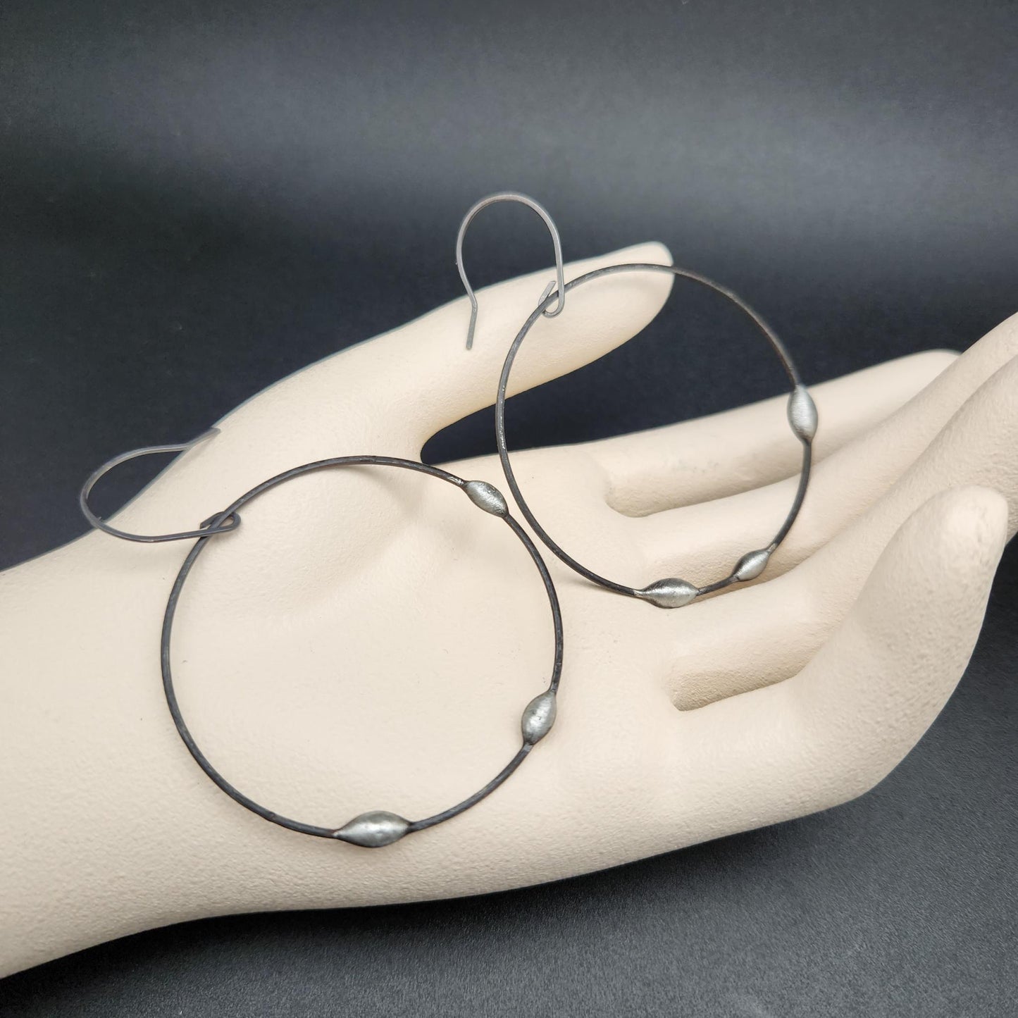 Orbits ~ Hoop Earrings Large