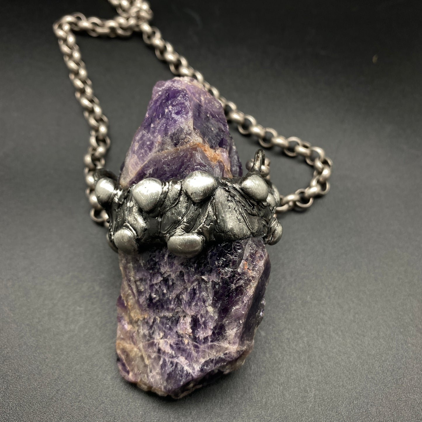Conjure ~ Raw Amethyst Necklace